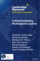 Book cover of: Institutionalising Multispecies Justice. By: Danielle Celermajer