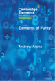 Book cover of: Elements of Purity. By: Andrew Arana