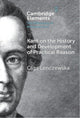 Book cover of: Kant on the History and Development of Practical Reason. By: Olga Lenczewska