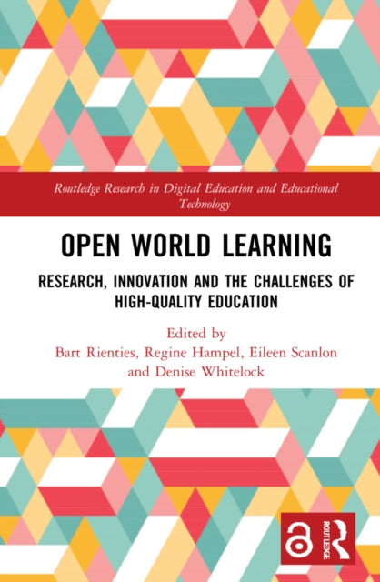 Book cover of: Open World Learning. By: Bart Rienties