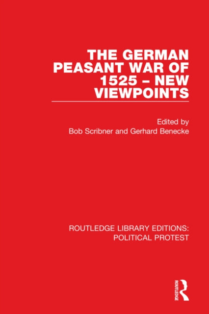 Book cover of: German Peasant War of 1525 ? New Viewpoints. By: Robert W. Scribner