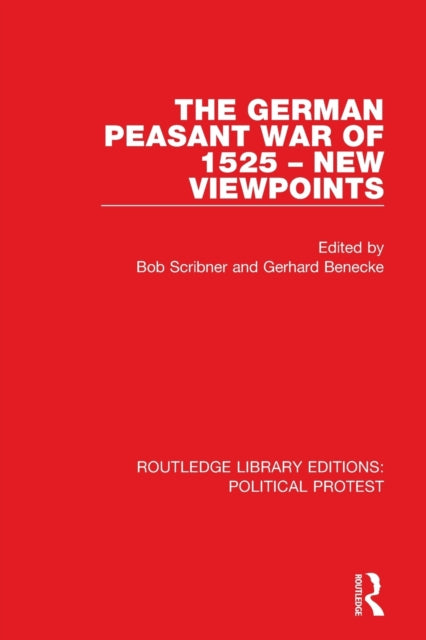 Book cover of: German Peasant War of 1525 – New Viewpoints. By: Bob Scribner