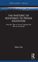 Book cover of: Rhetoric of Resistance to Prison Education. By: Adam Key