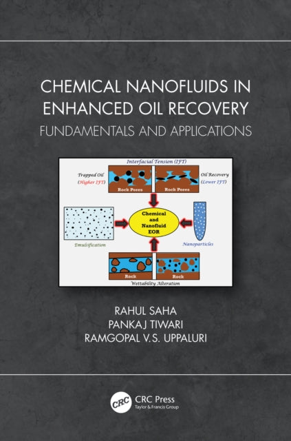 Book cover of: Chemical Nanofluids in Enhanced Oil Recovery. By: Rahul Saha