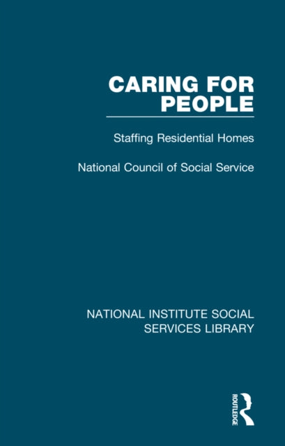 Book cover of: Caring for People. By: National Council of Social Service