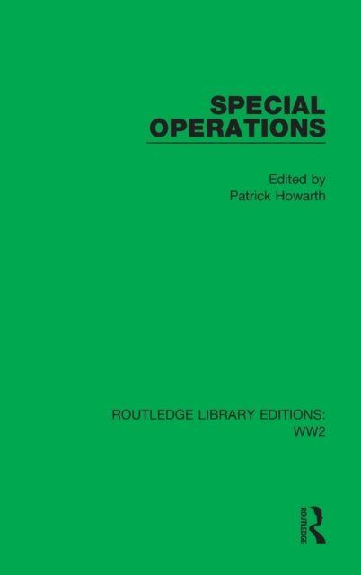 Book cover of: Special Operations. By: Patrick Howarth