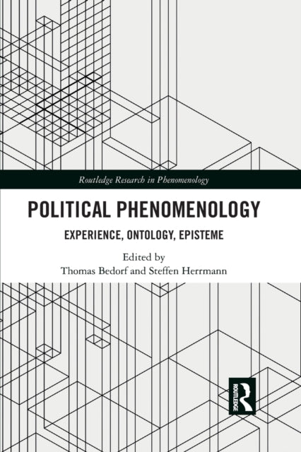 Book cover of: Political Phenomenology. By: Thomas Bedorf