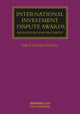 Book cover of: International Investment Dispute Awards. By: Esra Ydz Üstün