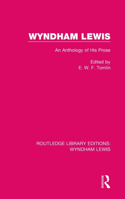 Book cover of: Wyndham Lewis. By: Wyndham Lewis