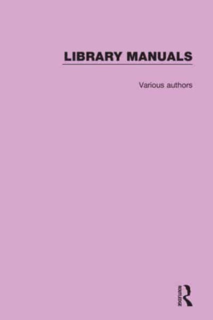 Book cover of: Library Manuals
