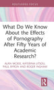 Book cover of: What Do We Know About the Effects of Pornography After Fifty Years of Academic Research?. By: Alan McKee