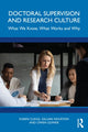 Book cover of: Doctoral Supervision and Research Culture. By: Karen Clegg
