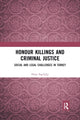 Book cover of: Honour Killings and Criminal Justice. By: Ferya Tas-Çifçi