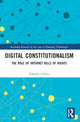 Book cover of: Digital Constitutionalism. By: Edoardo Celeste