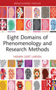 Book cover of: Eight Domains of Phenomenology and Research Methods