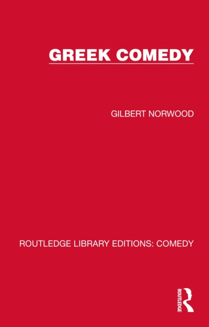 Book cover of: Greek Comedy
