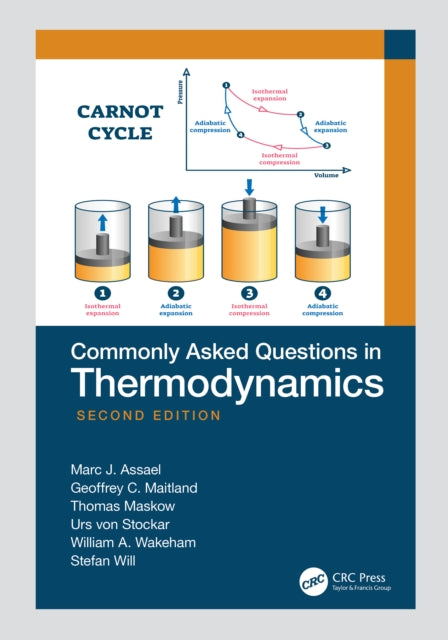 Book cover of: Commonly Asked Questions in Thermodynamics. By: Marc J. Assael