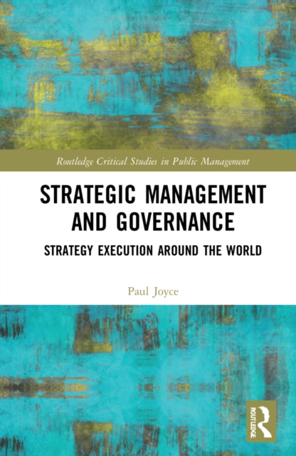 Book cover of: Strategic Management and Governance. By: Paul Joyce