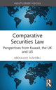 Book cover of: Comparative Securities Law. By: Abdullah Alshebli