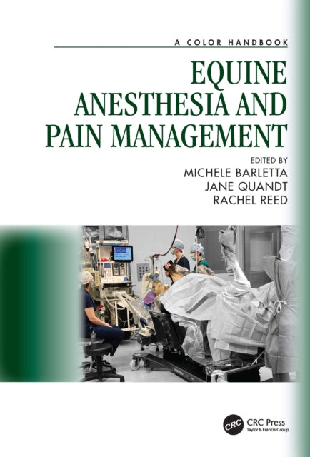 Book cover of: Equine Anesthesia and Pain Management. By: Michele Barletta