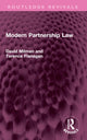 Book cover of: Modern Partnership Law. By: David Milman