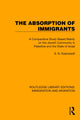 Book cover of: Absorption of Immigrants