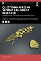 Book cover of: Questionnaires in Second Language Research. By: Zoltán Dörnyei
