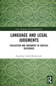 Book cover of: Language and Legal Judgments. By: Stanisław Goźdź-Roszkowski