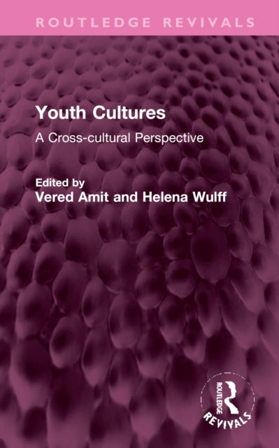 Book cover of: Youth Cultures. By: Vered Amit