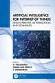 Book cover of: Artificial Intelligence for Internet of Things. By: N. Thillaiarasu