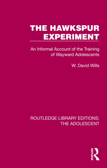 Book cover of: Hawkspur Experiment. By: W. David Wills