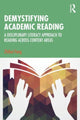 Book cover of: Demystifying Academic Reading. By: Zhihui Fang