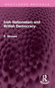 Book cover of: Irish Nationalism and British Democracy. By: E. Strauss