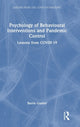 Book cover of: Psychology of Behavioural Interventions and Pandemic Control. By: Barrie Gunter
