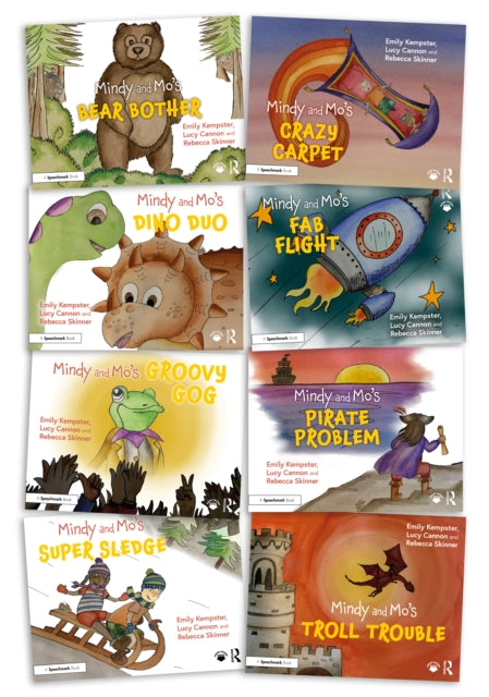 Book cover of: Adventures of Mindy and Mo: Stories to Promote Speech Sound Development