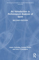 Book cover of: Introduction to Performance Analysis of Sport. By: Adam Cullinane