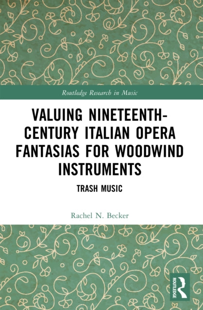 Book cover of: Valuing Nineteenth-Century Italian Opera Fantasias for Woodwind Instruments. By: Rachel N. Becker