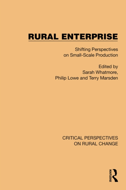 Book cover of: Rural Enterprise