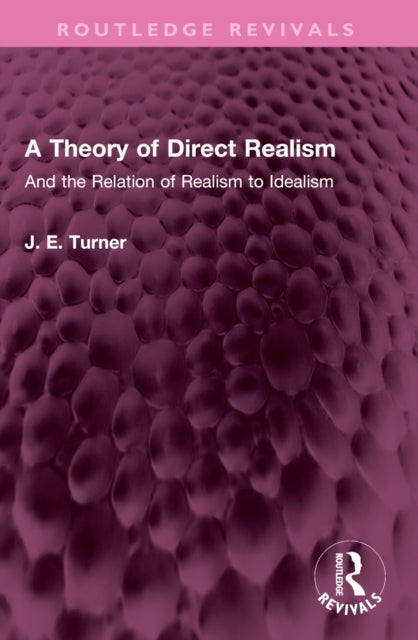 Book cover of: Theory of Direct Realism
