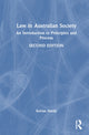 Book cover of: Law in Australian Society