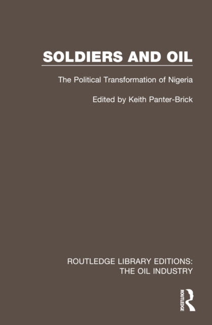 Book cover of: Soldiers and Oil