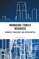 Book cover of: Managing Family Business. By: Rajiv Agarwal