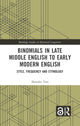 Book cover of: Binomials in Late Middle English to Early Modern English. By: Akinobu Tani