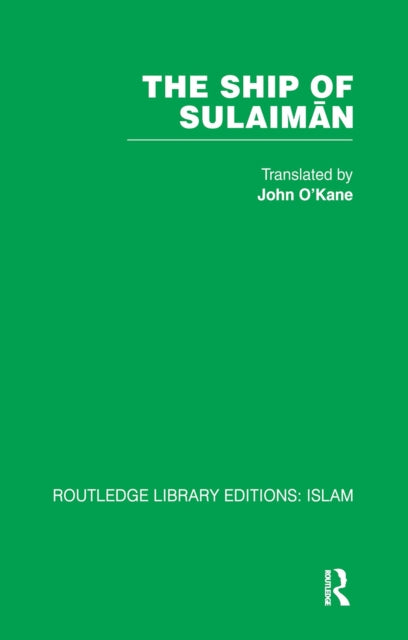 Book cover of: Ship of Sulaiman. By: O'Kane John