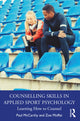 Book cover of: Counselling Skills in Applied Sport Psychology. By: McCarthy, Paul