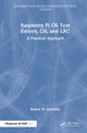 Book cover of: Raspberry Pi OS Text Editors, git, and LXC