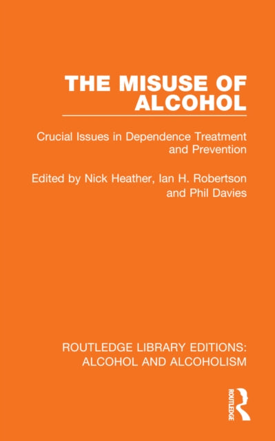 Book cover of: Misuse of Alcohol