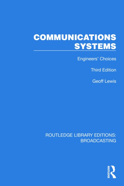 Book cover of: Communications Systems. By: Geoff Lewis