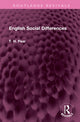 Book cover of: English Social Differences. By: T. H. Pear