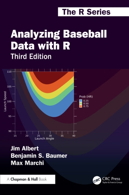 Book cover of: Analyzing Baseball Data with R. By: Jim Albert